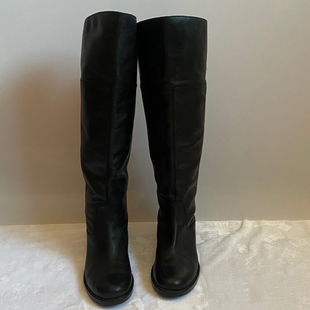 Coach Elegant Black Over the Knee Boots